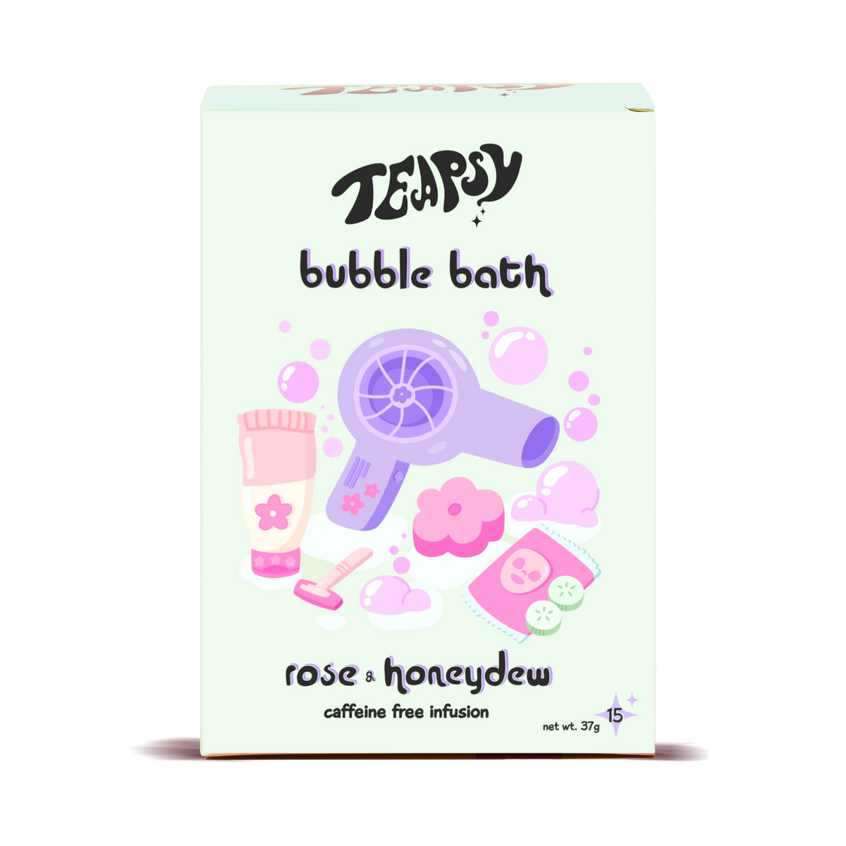 Bubble bath - rose + honeydew tea